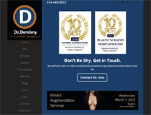 Tablet Screenshot of drdembny.com